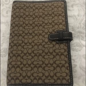 COACH Calendar Folio wo Calendar Brown c’s  4”x6”